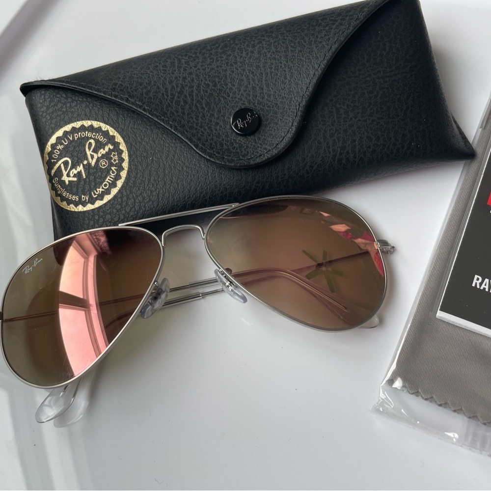 BRAND NEW Ray-Ban women’s sunglasses - Aviator Copper Mirror